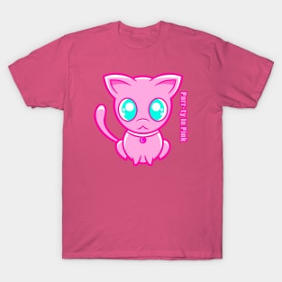 Purr-ty In Pink Cat T-Shirt